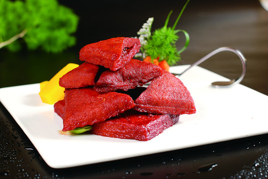 香干酿肉