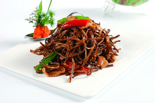 茶树菇猪颈肉