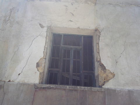 复古建筑风景石墙门窗