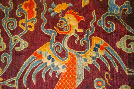 清代地毯藏毯地毯图案地毯花纹