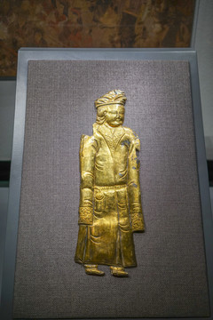 吐蕃鎏金饰件西藏文化藏饰
