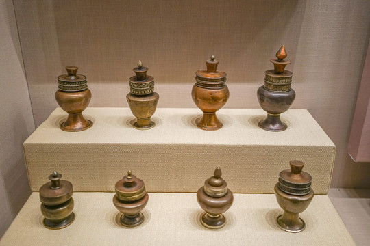 西藏铜质墨水瓶铜瓶藏族文化