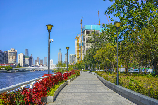 天津海河观景步道