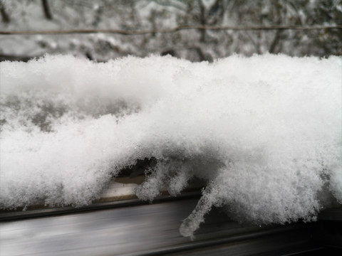 窗台的雪