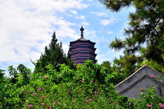 仿古建筑永定塔