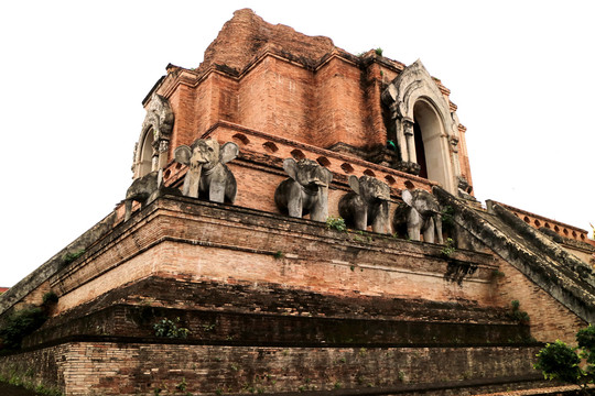 泰国清迈古老寺庙