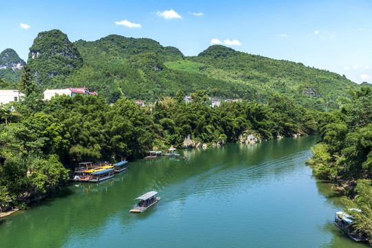 广西宜州下枧河风光