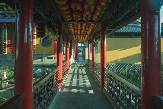 无锡南禅寺长廊