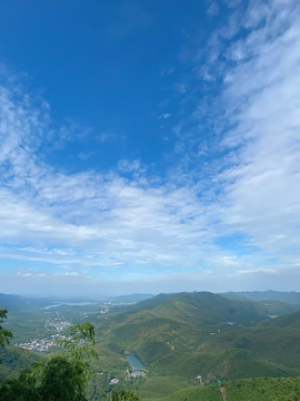 宜兴竹海山顶风景