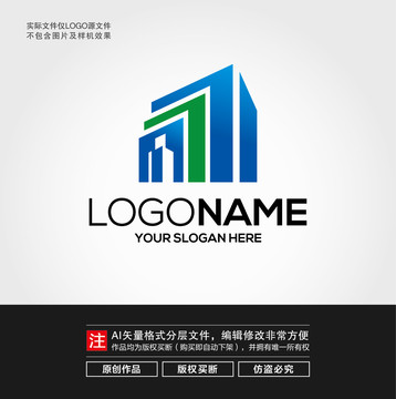 科技建筑LOGO