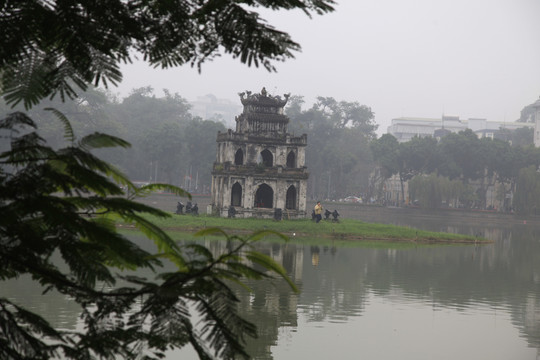 越南河内的还剑湖景观