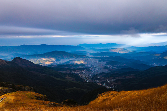 武功山秋景