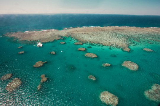 空中俯瞰诺曼外堡礁
