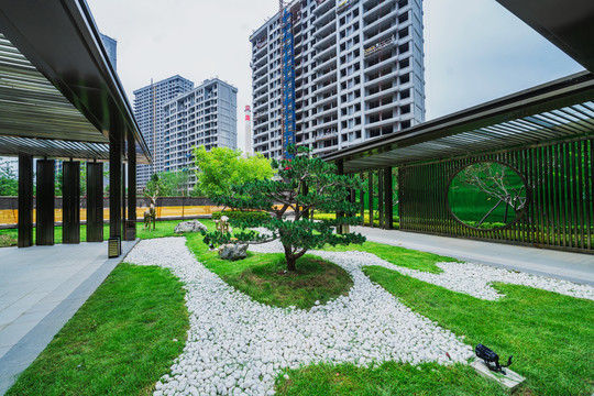 地产建筑楼盘环境绿化