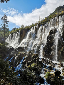 高山瀑布