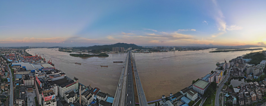 南海九江大桥风光