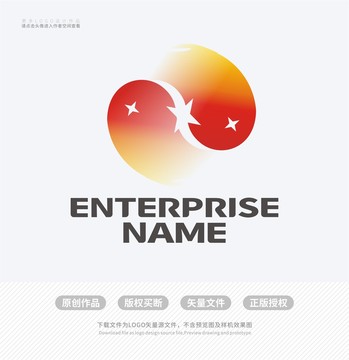 太极阴阳鱼LOGO标志