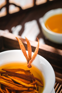 滇红大金针茶汤