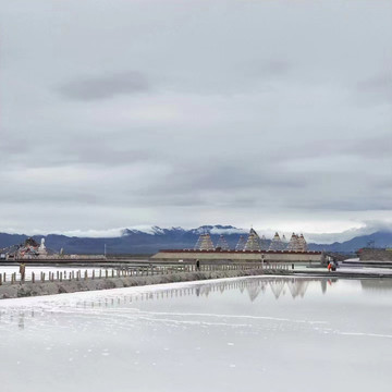 茶卡盐湖美景