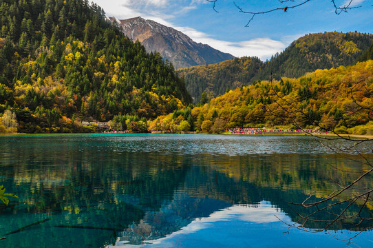 九寨沟五色海