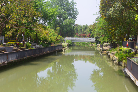 成都浣花溪河流桥梁