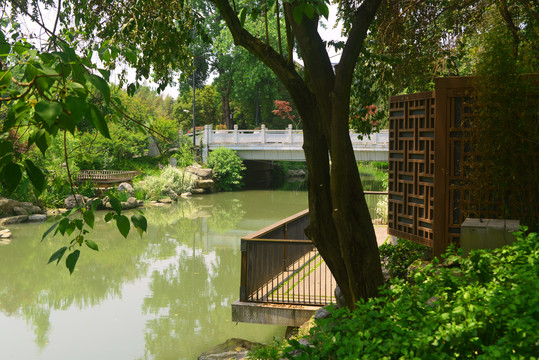 成都浣花溪河流水景