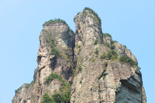 雁荡山风景灵峰景区合掌峰