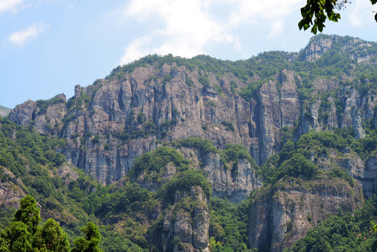 雁荡山风景大龙湫千佛岩