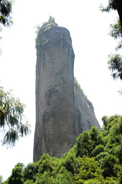 雁荡山风景大龙湫景区一帆峰