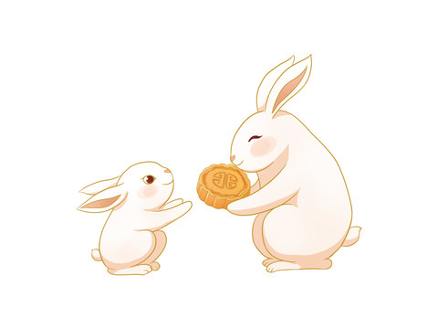 兔子分月饼