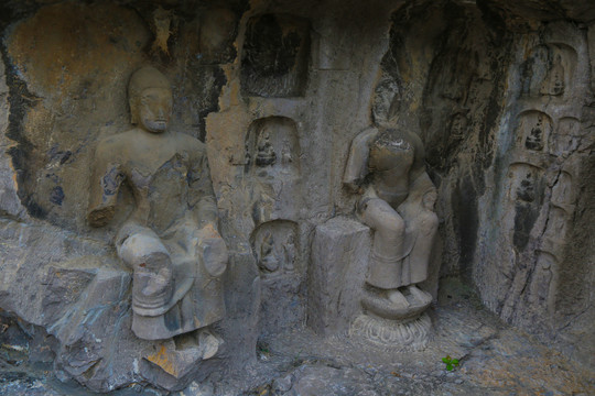 龙门石窟西山奉先寺