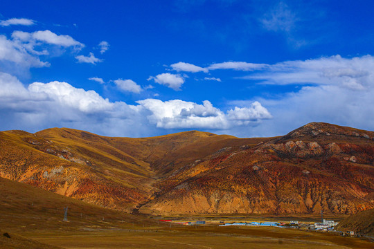 业拉山秋景