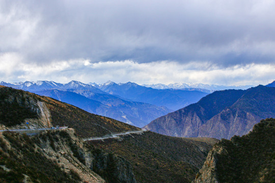 业拉山秋景