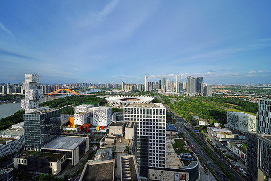 佛山新城建筑城市风光