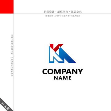 KM字母LOGO