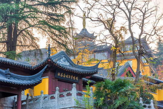 中国江苏南京古鸡鸣寺