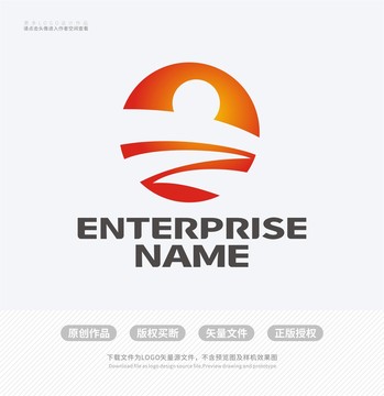 运动人形运动会LOGO标志