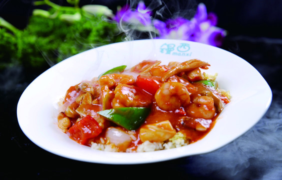 海鲜焗饭