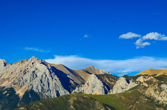 业拉山风光