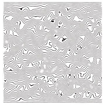 AI矢量波浪线图案水波纹