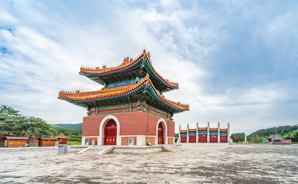 中国河北清西陵建筑风景