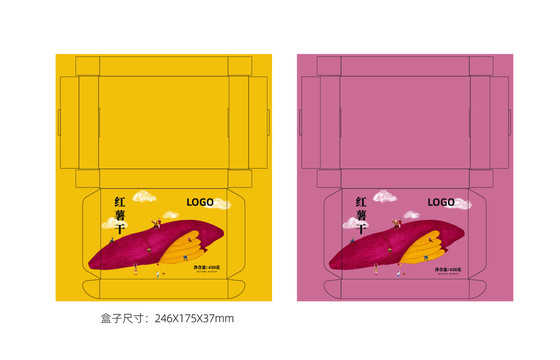 红薯干番薯干包装设计