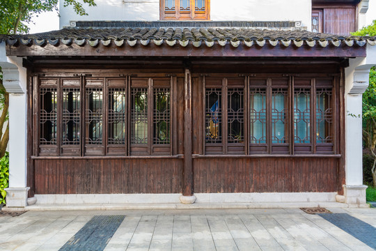中式古建筑木窗