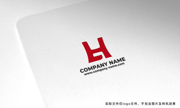 简约创意字母LH标志设计