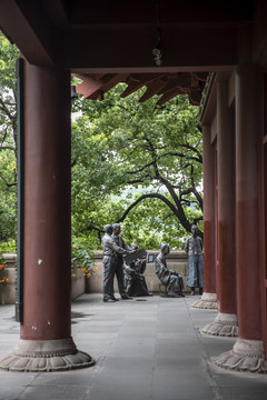 杭州城隍阁雕像