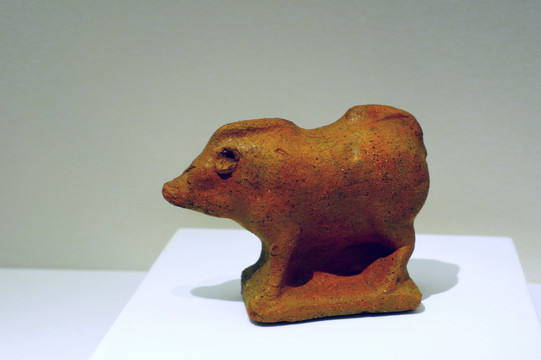 古罗马赤土陶野猪像献祭品