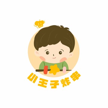 餐饮卡通炸串logo