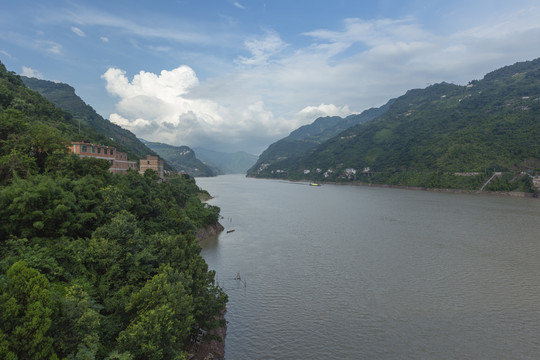 宜宾金沙江向家坝库区风景