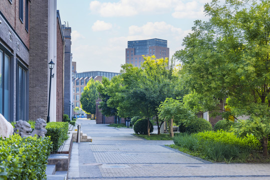 天津棉三创意街区建筑风光