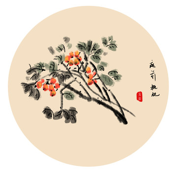 手绘中国画水墨画琵琶